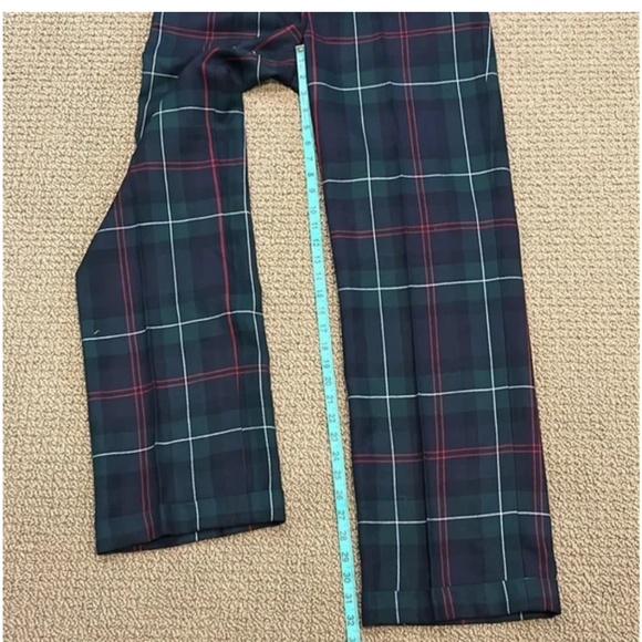 NEW Polo Ralph Lauren Plaid Wool Relaxed Straight Pant size 8 Blackwatch Multi - Picture 15 of 16